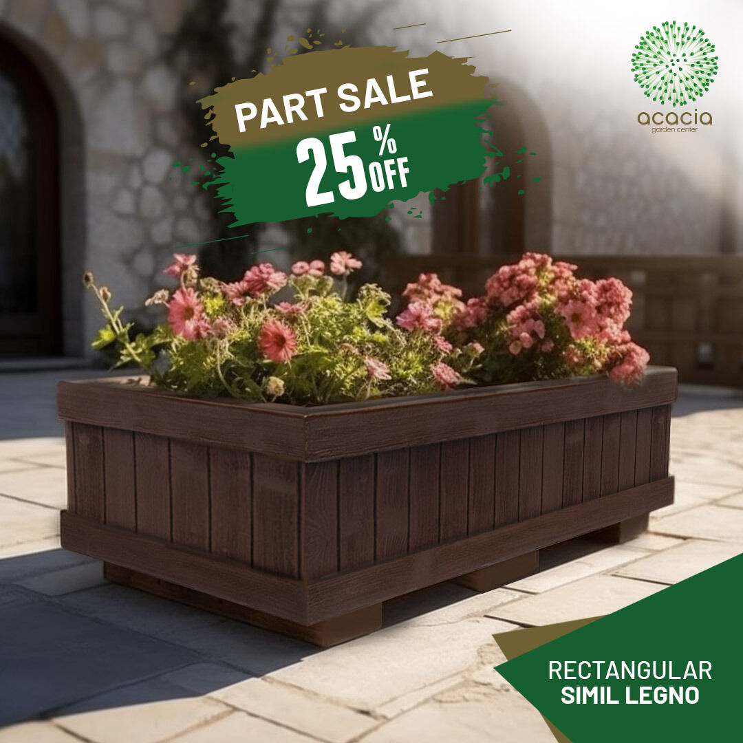 AcaciaGardenCen's tweet image. Unleash your garden's potential with our Part Sale!

Discover the elegance of the Rectangular Simil Legno flower box and save big on garden essentials. 

Visit Acacia Garden Center LLC and create your dream garden! 🌼🌸🏞️🛒
bit.ly/3pEC1Mk

 #PartSale #GardenersWorld #AGC