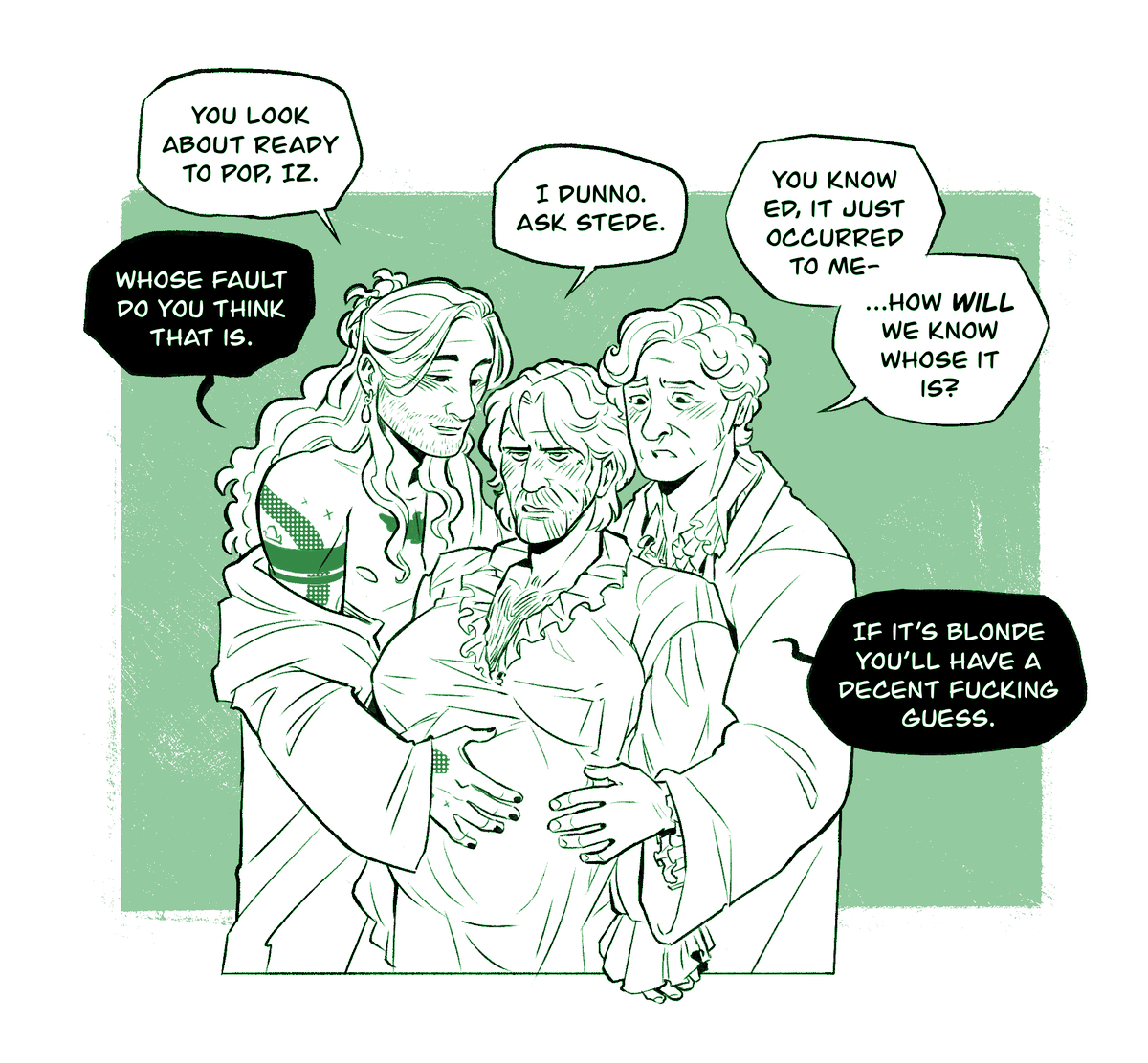 #SteddyHandsWeek DAY 2: IZZY-CENTRIC
folks, we are getting that old man pregnant.