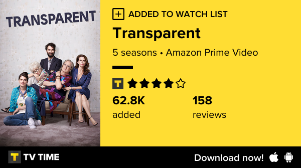I've just started following Transparent tvtime.com/r/2OEsK #tvtime