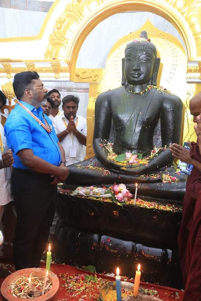 vckandhra's tweet photo. తమిళనాడులోని సేలం జిల్లా డికనూర్ గ్రామంలో బుద్ధుని విగ్రహాన్ని ఆవిష్కరించాను
@thirumaofficial 
@balasingam2 
@ChPrabhu12 https://t.co/8eRlwj0Fw4