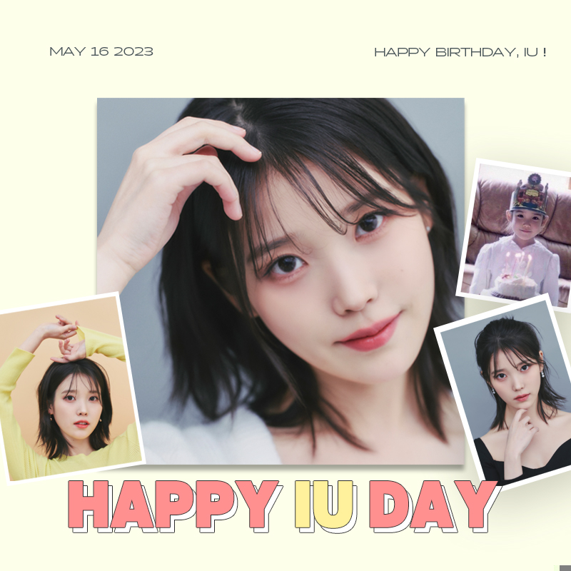 ❤ HAPPY BIRTHDAY, IU ❤
16 MAY 2023 #HappyIUDay
⠀
#아이유 #IU
#AlwaysDreamWithIU
#태어나줘서_사랑해_지은아
#HAPPY_IU_DAY