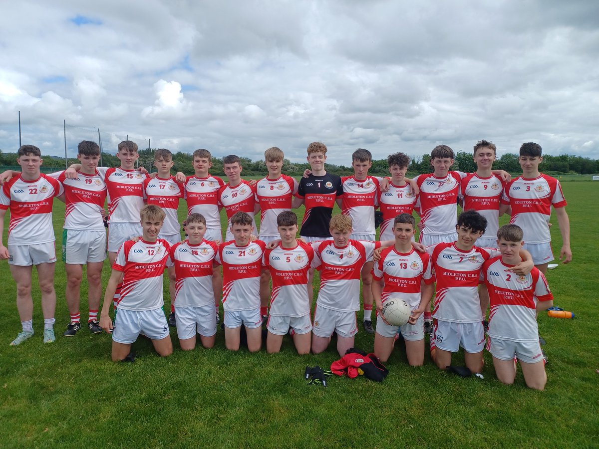 A tough day for our u.16 squad who lost to a very accomplished @colaistechoilm in @Corkppsgaa quarter final stages. We wish you'll the best in the next round. Huge thank you to Mr Martin & Mr Condon, for all their work. Thanks to @StMichaelsCork pitch #gohardorgohome #cbsforever