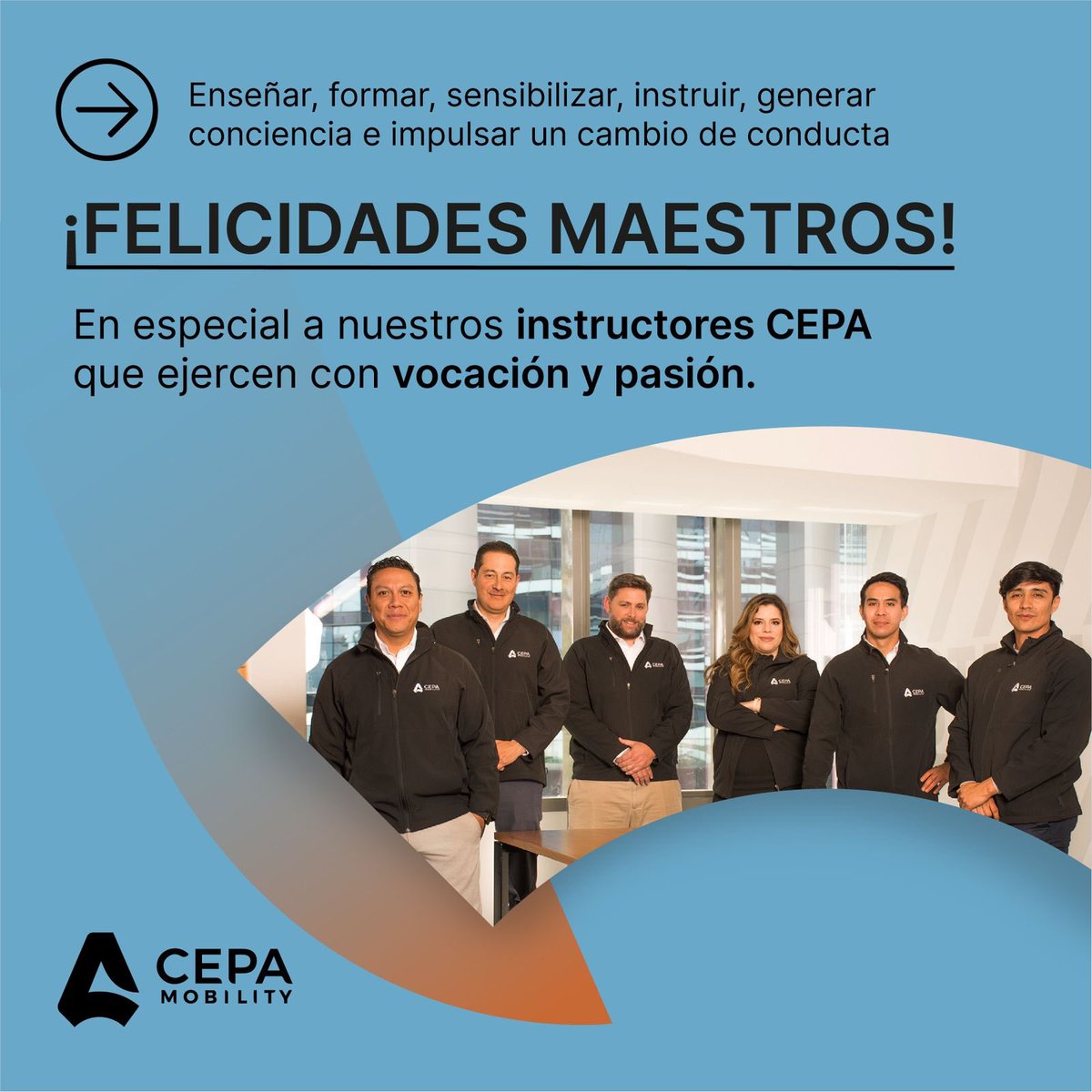 ¡Felicidades a nuestros instructores que impulsan la educación vial y gracias a ellos podemos salvar muchas vidas!