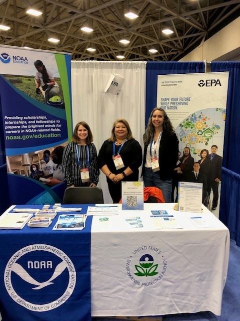 Attending #RegeneronISEF as a student finalist? 
Don't miss the chance to talk to our and @NOAAeducation HR experts during today's Career Fair (booth 38) to learn about opportunities for students including fellowships to advance your #STEMcareer journey: epa.gov/careers/opport…