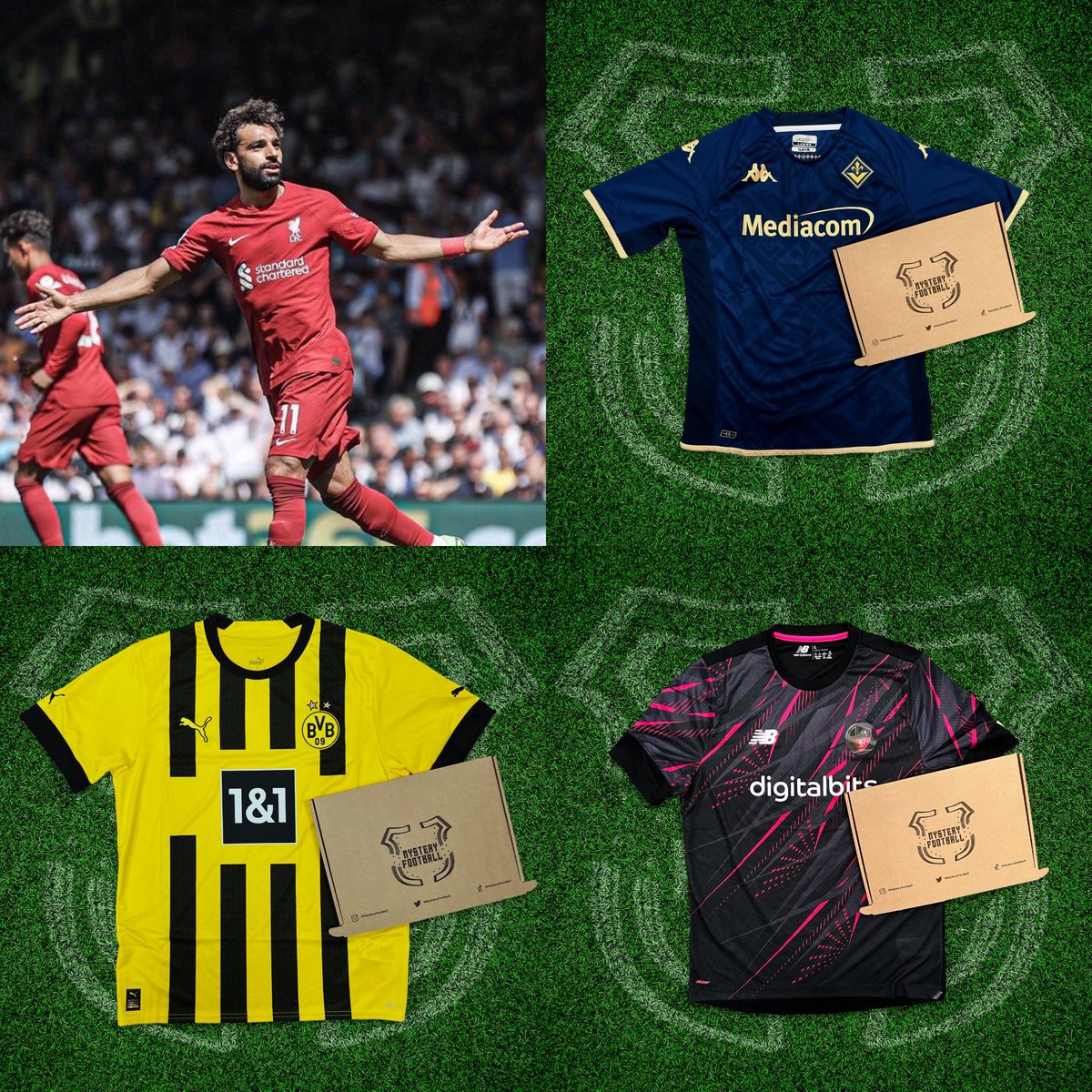 If Mohamed Salah scores tonight, we will give away a Mystery Football shirt to one lucky follower! 🔴⚪️👊

To enter:
1️⃣ RT this tweet
Follow us 🤝

Good luck! 🤞