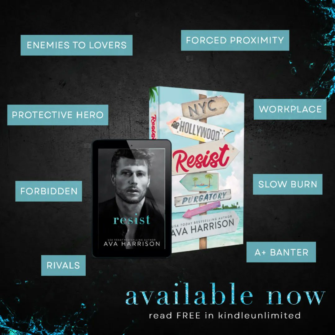 ✨NOW AVAILABLE
RESIST by @avaharrison333 is LIVE!
#OneClickNow
buff.ly/42WhbXi
✨Paperback buff.ly/42TyqrX
#bookish #theauthoragency