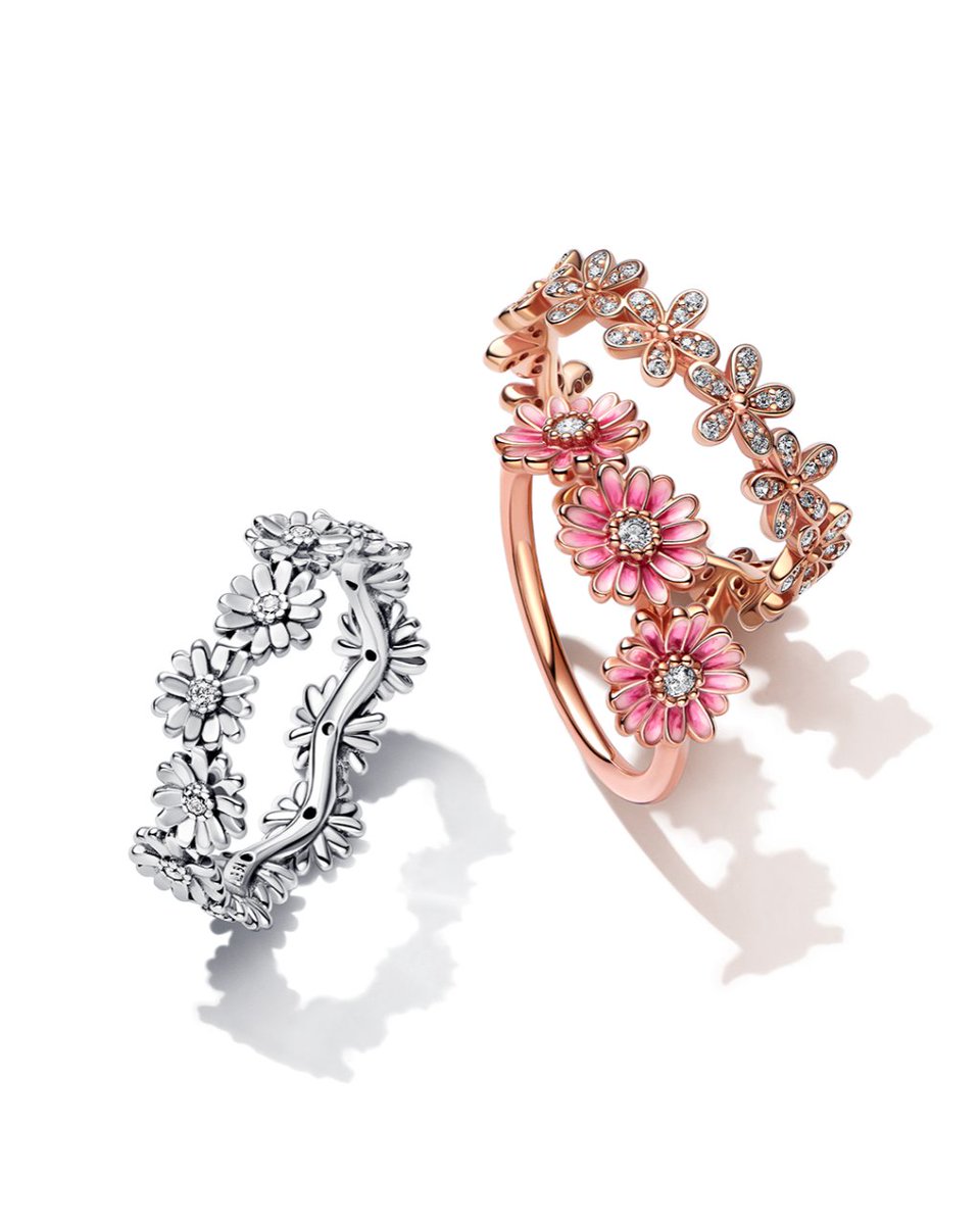 Floral displays. Add our delicately hand-painted stacking rings to your look for an instant brightening treatment. Available at our Harry K Store.

#MomentsWithPandora #PandoraJewellery #SpringJewellery