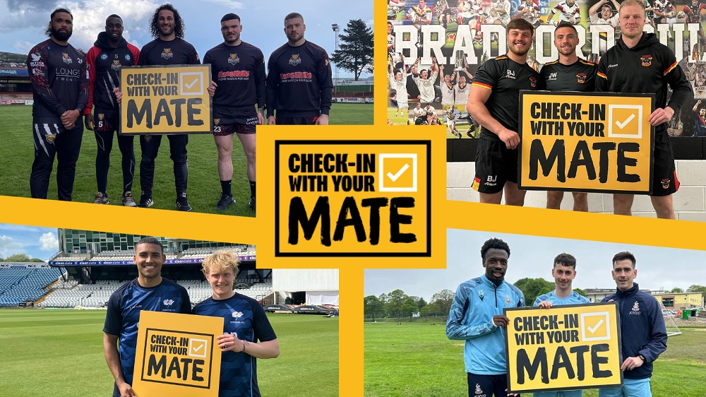 It’s #MentalHealthAwarenessWeek (15-21 May). Our professional sports clubs are backing the Check In With Your Mate campaign to help prevent suicide. For information & support visit: orlo.uk/Nixba @WYpartnership #MentalHealthMatters #CheckInWYM