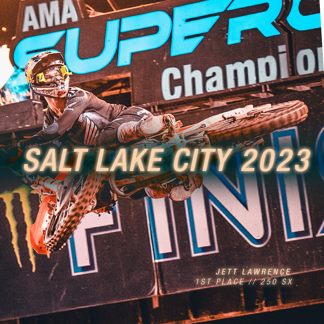 Dunlop sweeps Salt Lake City! 🧹

450SX
@chasesexton
@aaronplessinger_7
@justinhill46

250SX
@jettson18
@rjhampshire
@_levikitchen

@supercrosslive @supermotocross

#RideDunlop #RaceDunlop #SuperMotocrossWorldChampionship #Supercross #DunlopDomination #SupercrossLive