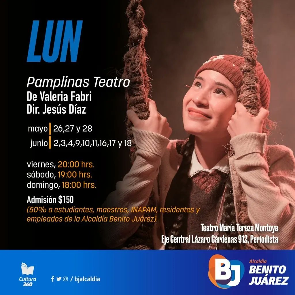 Ven a disfrutar de esta alucinante y emotiva obra sobre Lun, una niña que es más inteligente de lo que aparenta. ¡Te esperamos!
#CulturaBJ 🎭
📍 Teatro María Tereza Montoya
🗓️ Del 19 de mayo al 11 de junio
🎟️Boletos en taquilla