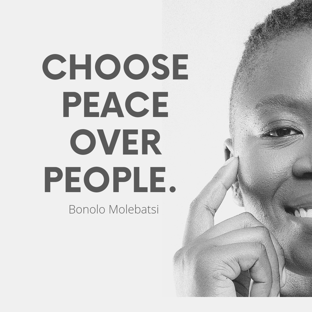 PenahMo's tweet photo. This week chase peace instead of people. Ngwana ko gae do you know that not everyone is meant to be in your life to end, so when someone brings pain, suffering, or disrespect to your life let them go, and if you choose, you may wish them well from afar.

Happy new week... https://t.co/80u0kbJ1BZ