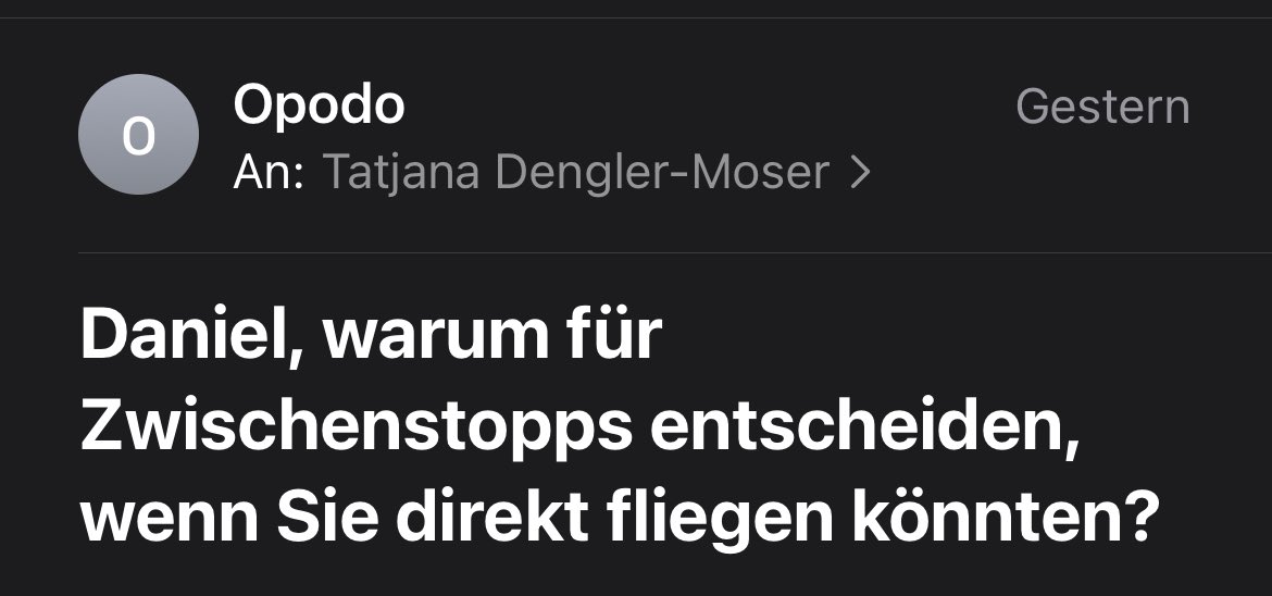 When you are not fact-checking your assumptions:

- „We need to personalize our emails to get a higher opening rate!“

- „But how if we don‘t know the name of the passenger?“

- „Let‘s just assume they are the first name in their booking.“

The result: