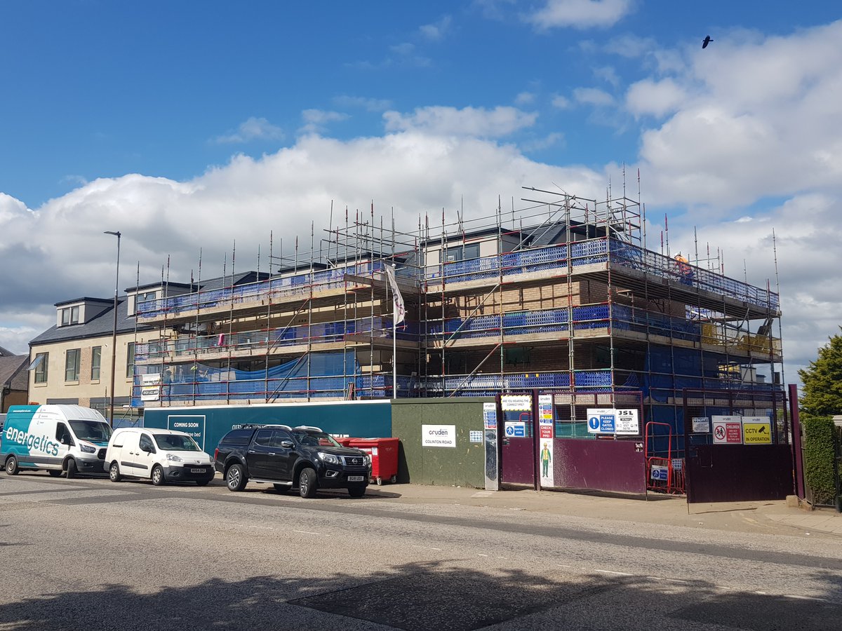 Great progress at our 116 Colinton Road development. 19 apartments and two commercial units (one of which is under offer). For more information on the apartments contact Retties or for the commercial Appleton Craig. #development #residentialrealestate #retailrealestate