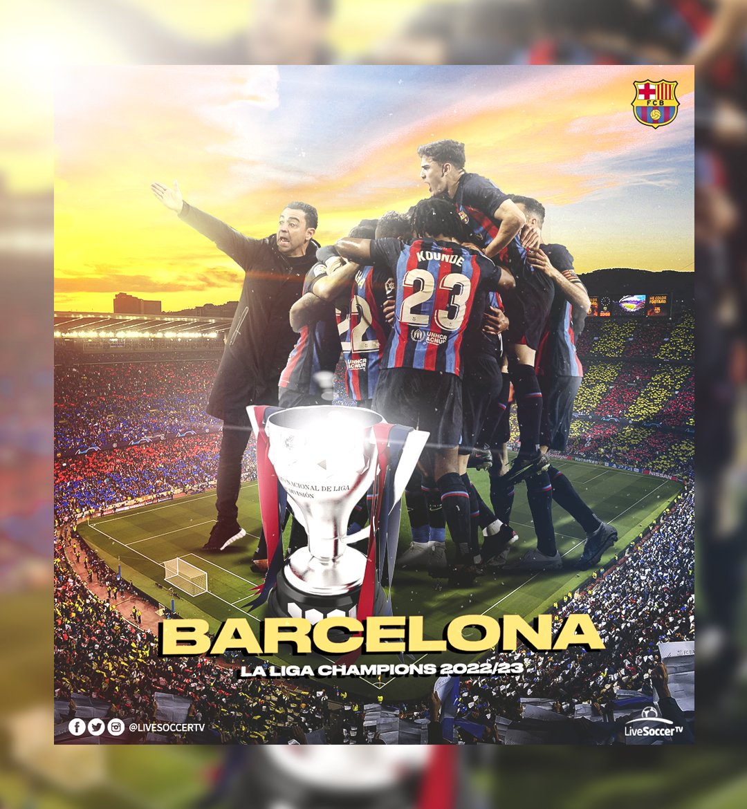 serbaan_adrian's tweet photo. 🎨 A masterpiece celebrating @FCBarcelona  triumph! @LaLiga  @LaLigaEN 
🏆 Champions of Spain! Barcelona reigns supreme in La Liga. Visca Barça! 🔵🔴

#Barça #GraphicArt #WeAreTheChampions #LaLigaChamp #ForçaBarça"

#Branding #Design #DigitalArt #graphicDesign #photoshop https://t.co/ktYPLdlTai