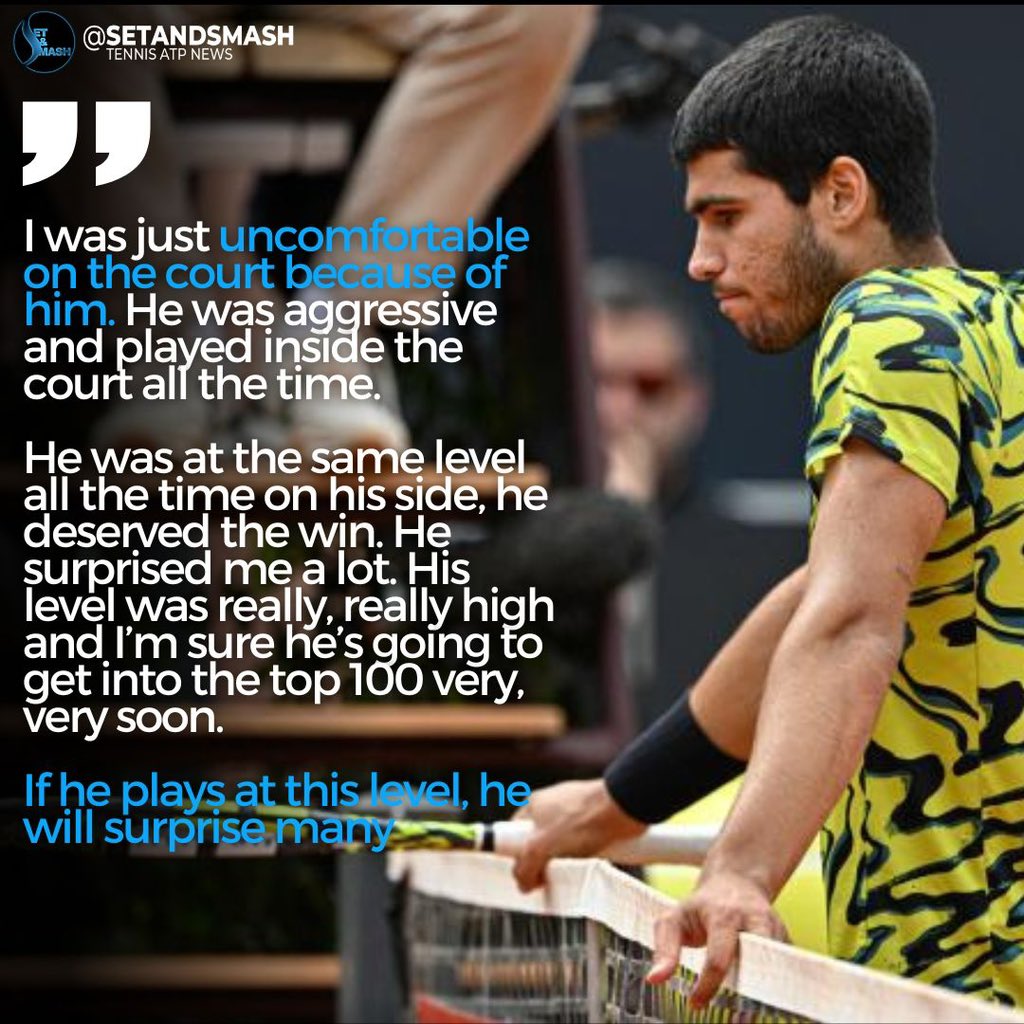 setandsmash's tweet photo. Good or bad thing before #rolandgarros 🇫🇷 according to you? 🎾 

Read more on https://t.co/1k1AShtnc7

#tennis #setandsmash https://t.co/6ut5W3oyBz