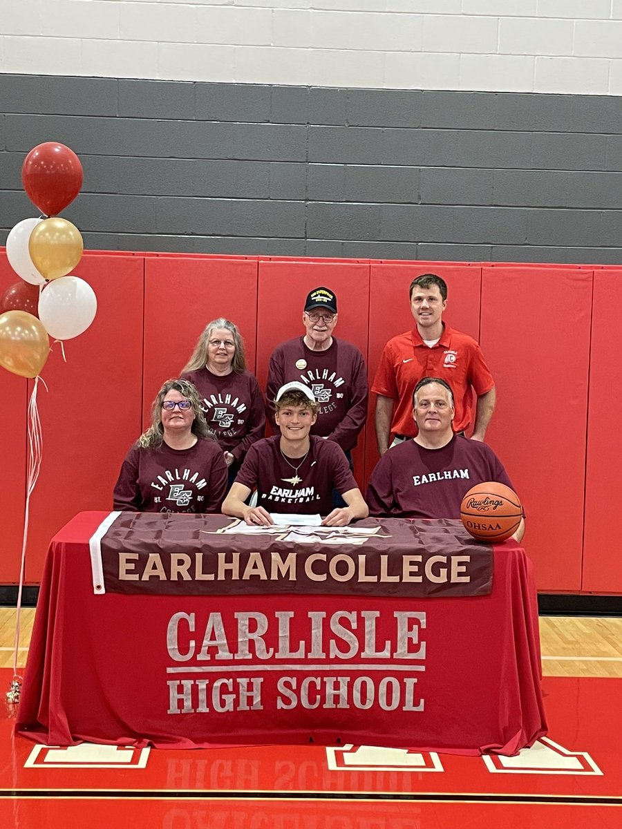 Carlisle Boys' Basketball (@carlisle_hoops) on Twitter photo Congratulations to Connor Smith on signing with Earlham College today! <a href="/Connor_Smith_4/">Connor Smith</a> <a href="/EarlhamBBall/">Earlham MBB</a> Congratulations to Connor Smith on signing with Earlham College today! <a href="/Connor_Smith_4/">Connor Smith</a> <a href="/EarlhamBBall/">Earlham MBB</a>