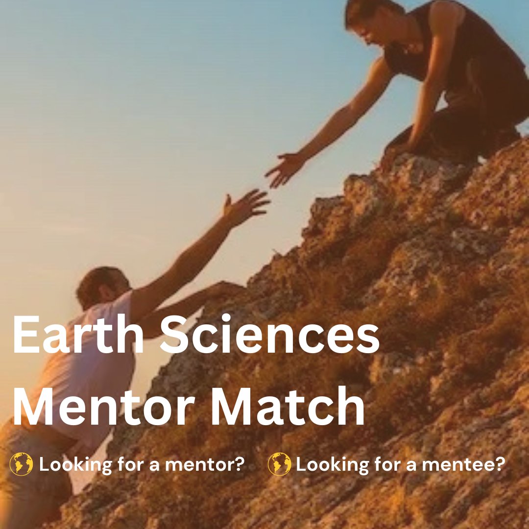 #DEI Looking for a mentor or a mentee? The Earth Sciences Mentor Match connects students with mentorship support, especially to apply for fellowships and graduate school in Earth sciences (including ocean, atmospheric, and planetary sciences)More info here esmentormatch.github.io/index.html