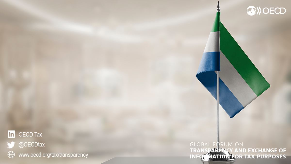 [NEWS] Global Forum counts 168 members after 🇸🇱 #SierraLeone's adhesion.

🗞️ Read more ➡️ oe.cd/50p

#GlobalForum #taxtransparency