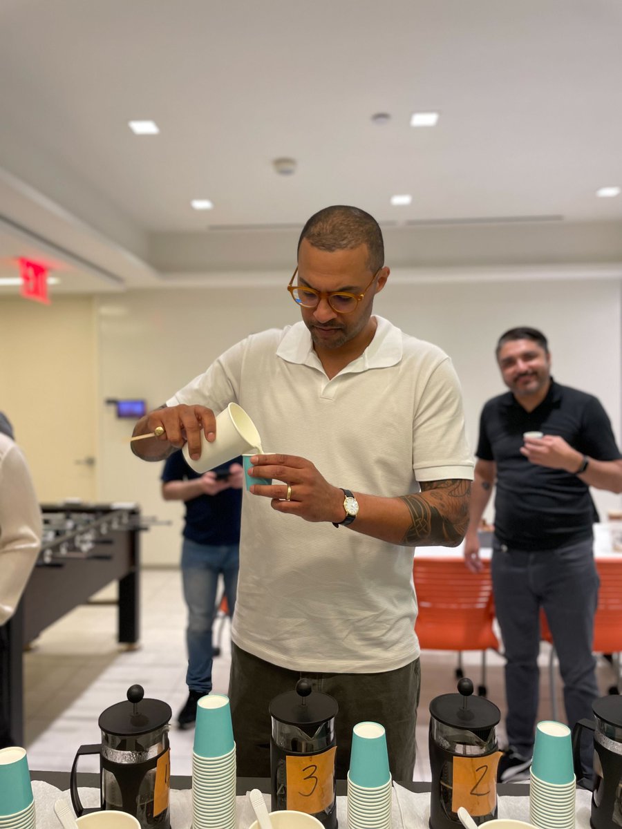 adMarketplace's tweet photo. There's nothing like a coffee tasting to kick off the week! ☕ 

Join us and learn more about our culture here: https://t.co/q98v9EzDsJ

#adMarketplace #adtech #searchadvertising #NYC https://t.co/Cg6loJmwtG