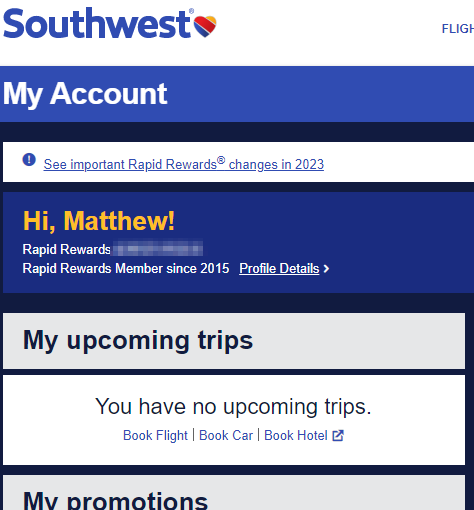 LordNikonPro's tweet photo. @SouthwestAir, where are my upcoming flights? They no longer show in the app or on the website. https://t.co/eu9FwsBZkY