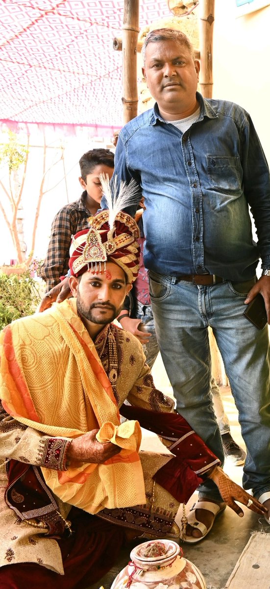 kundra_vikrant's tweet photo. #Marrige.    9 Feb 
 VIKRANT KUNDRA
Blessing with #drBheemraoAmbedkar  saheb ji 
          #indianweddings 
 
     #indianwedding #Indiaculture  #wedding #indiancouple  #love #artistmarrige  #Rajasthan #pictures  #photographs  #mohabbatein #artist #Village https://t.co/sdVluJQPUJ