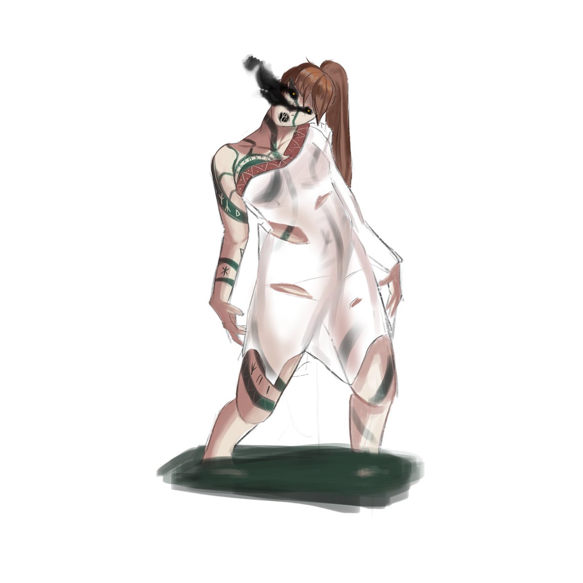 AlkonostCode's tweet photo. Rusalka is a vengeful rain demon. Rusalka's tragic past involved a pact with Morana and the loss of her warrior fiancé. Driven by revenge and the promise of reunion, Rusalka unleashed her supernatural powers on those who crossed her path.
#PitchTheDead https://t.co/DU4DYx8Snt