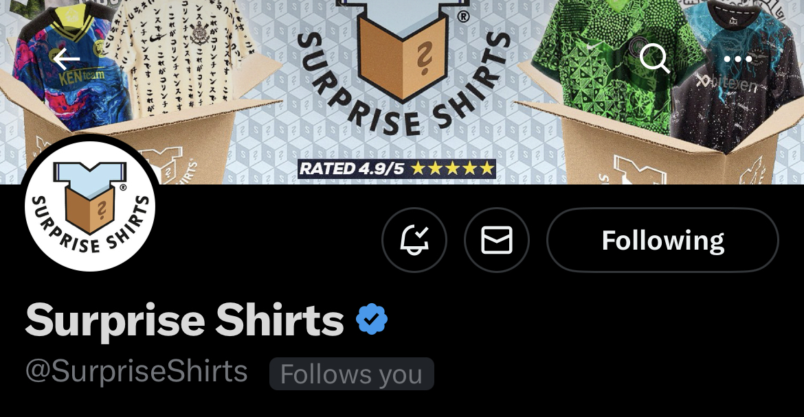 SurpriseShirts's tweet image. IT&apos;S GIVEAWAY TIME! 👀

Win a FREE Surprise Shirt! 📦👕

All you have to do 👇
♻️ Retweet this Tweet
✅ Follow @SurpriseShirts  
🔔 Turn our notifications on &amp;amp; show us in the replies!

Good luck 😉❤️