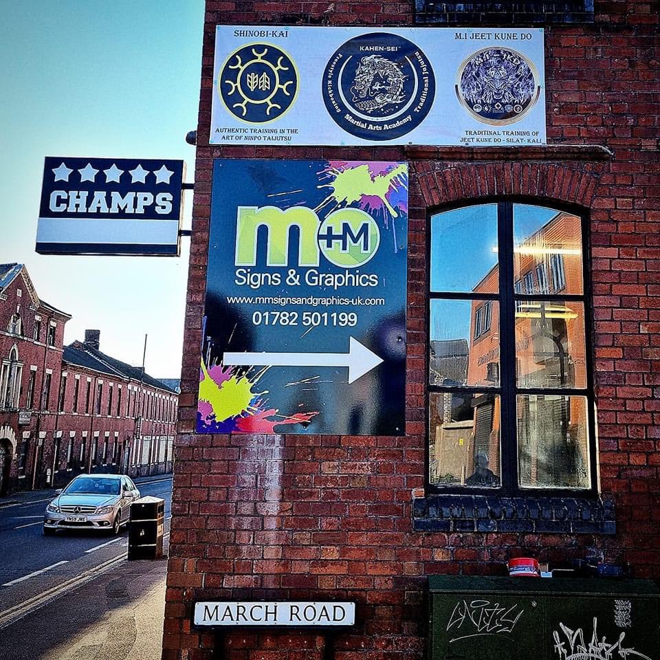 NinjaDojoStoke's tweet photo. New dojo sign https://t.co/suZzTjfcuy