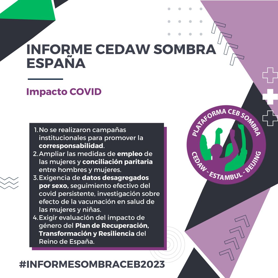 cedawsombraesp's tweet photo. La Plataforma Cedaw-Estambul-Beijing (CEB) Sombra @cedawsombraesp
#España presenta el Noveno informe periódico de seguimiento de España para el Comité para la Eliminación de la Discriminación contra la Mujer #CEDAW85 ante el Consejo de Derechos Humanos
@ONUMujeres en #Ginebra https://t.co/iCwk6mNK0Y