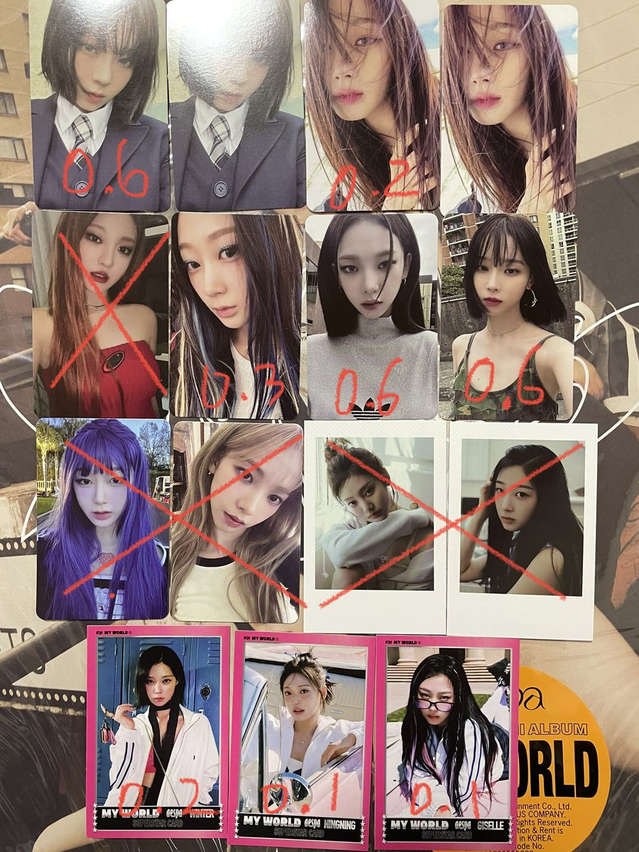 VWVPISUU's tweet photo. 에스파 스파이시 spicy 포카 포토카드 양도합니다! 일괄 우대하며, 바로 입금 가능하신 분만 연락 주세요! 😿
>all for 4.3<

aespa karina winter ningning giselle 카리나 윈터 지젤 닝닝 포카 양도 wts 스파이시 my world 타블로이드 tabloid intro zine poster 포스터 인트로 미공포 pc poca https://t.co/QcPiwus8hn