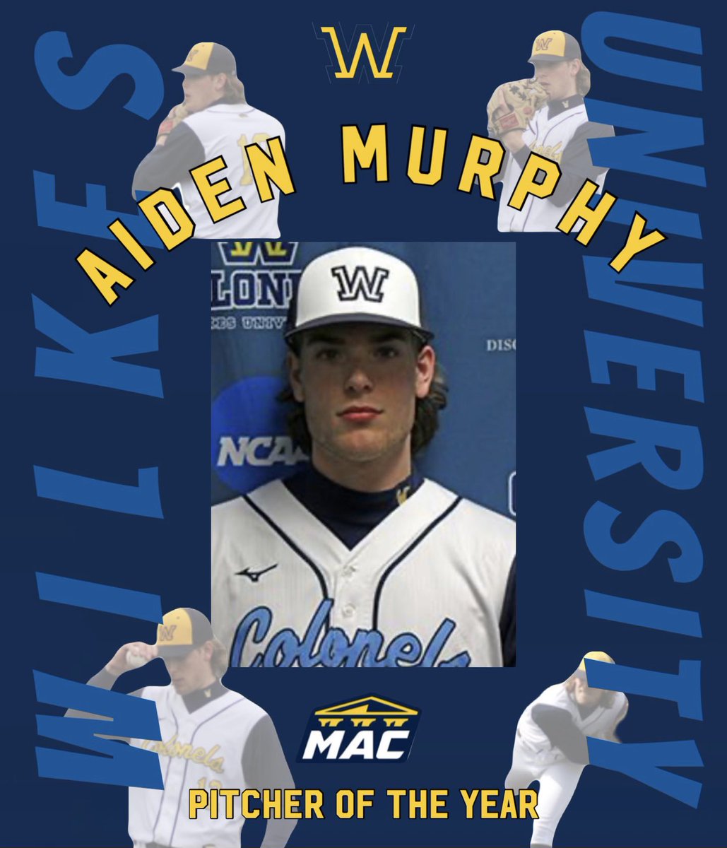 Congratulations to Aiden on being named MAC Pitcher of the Year #colonels