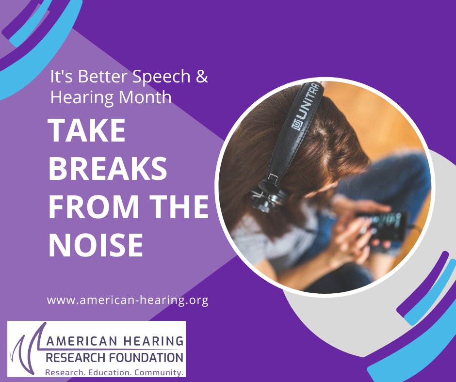 The World Health Org: Listeners who regularly use portable audio devices can be exposed to same level of sound in 15 minutes of music @ 100 dB that an industrial worker would get in 8-hour day @ 85 dB. Turn the volume down and take periodic breaks from the noise.
#HearingLoss