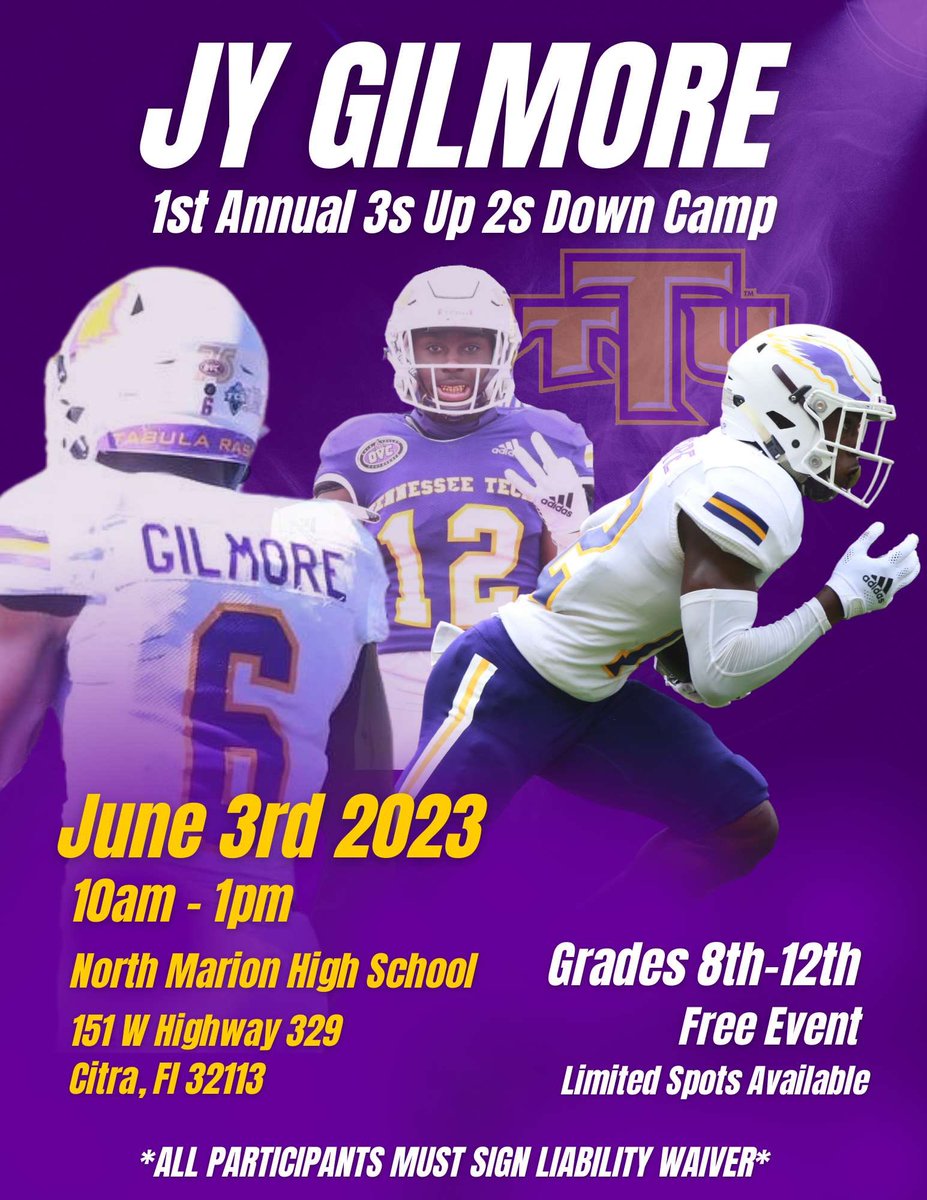 Calling out all 8th-12th graders in the 352 area!!! 🔥🔥
Regristation link: docs.google.com/forms/d/e/1FAI…