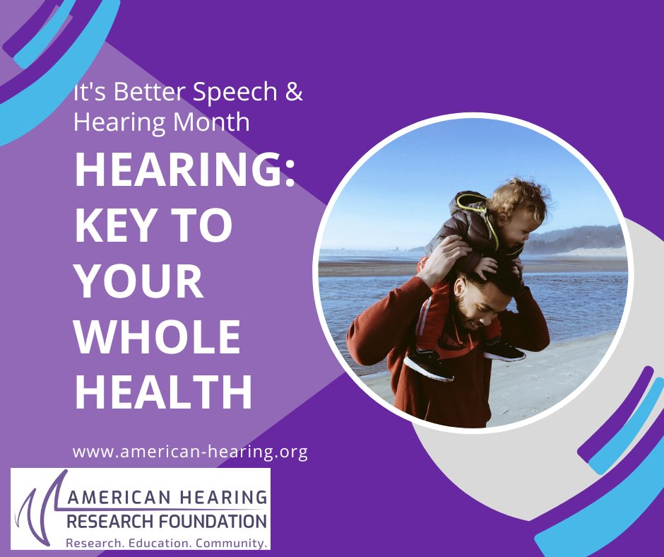 Hearing makes it possible to listen, laugh, and enjoy what matters most to us. Have you scheduled that hearing exam yet? It's the key to your whole health!
Protect Your Hearing: american-hearing.org/protect-your-h…
#HearingLoss #HearingLossPrevention #Research