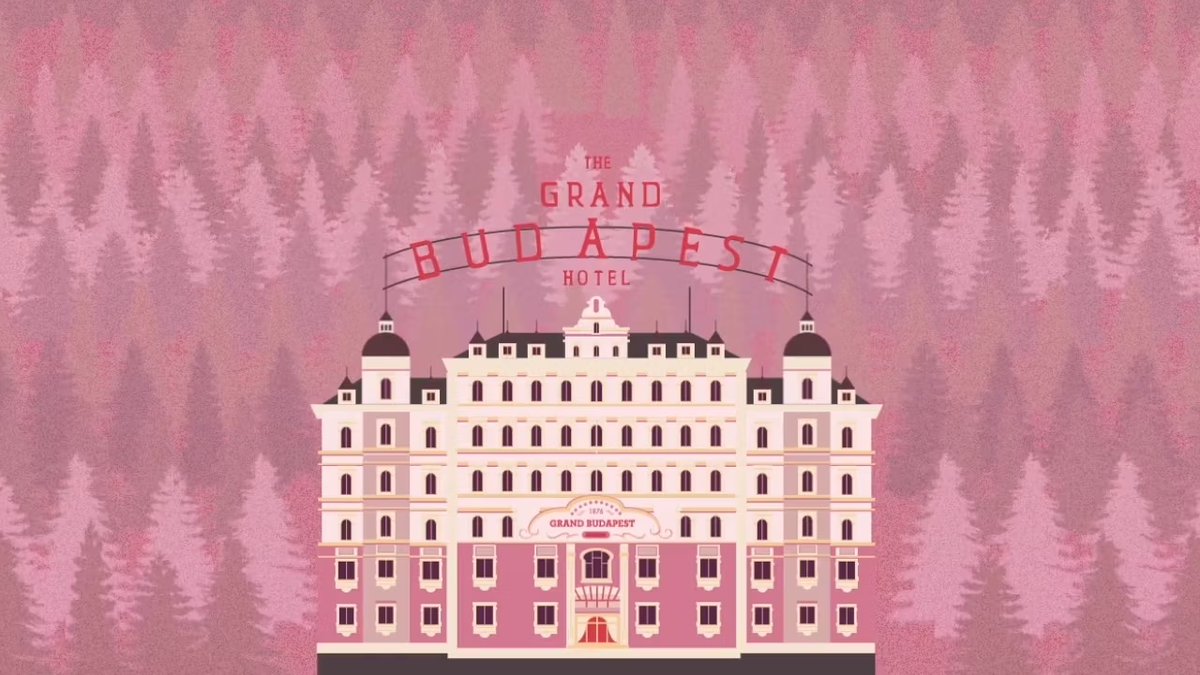 Wes Anderson title cards.