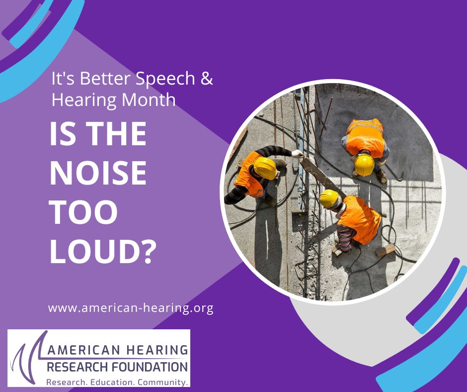 Is the noise too loud? Whether it's at work, a concert, or mowing the lawn, if you need to shout to make yourself heard, then yes. And you need hearing protection such as earplugs or noise-cancelling earmuffs.
cdc.gov/nceh/hearing_l…
#HearingLoss #HearingLossPrevention #Research