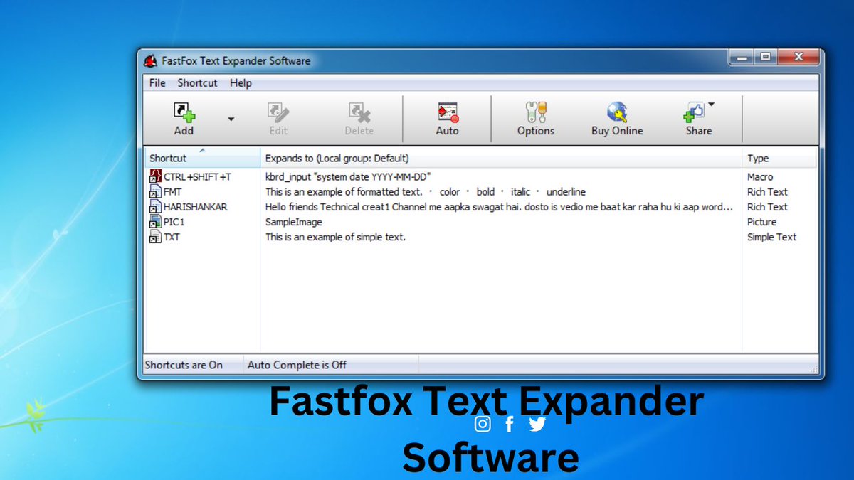 Harishankar7000's tweet image. okcomputerstechnology.com/fastfox-text-e… 
Fastfox Text Expander software works like a short menu that you can text document in less time. Just like you edit text in Word in Microsoft,
#textformat
#textile