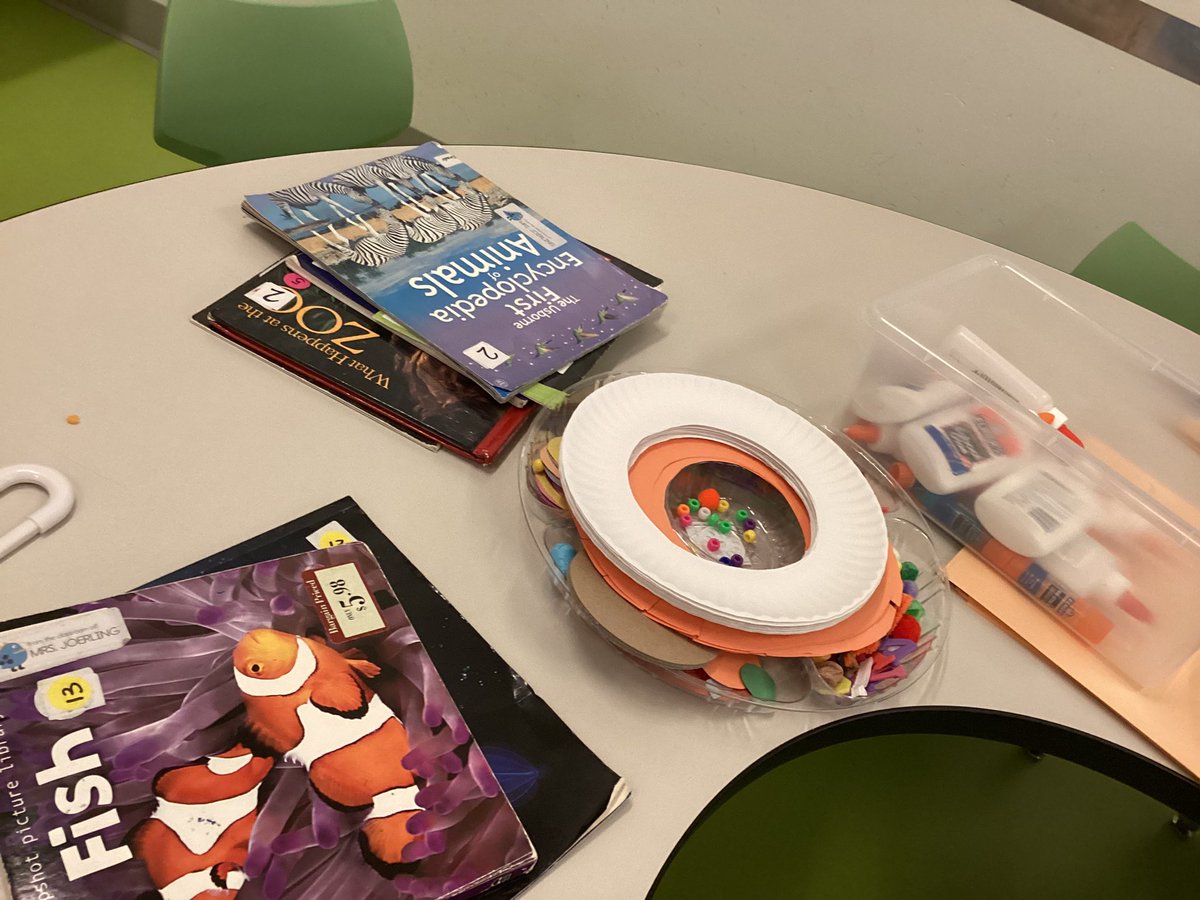 mrsjoerling's tweet photo. Creating animals with a constructivist approach! I let the kids look through informational texts to get animal inspiration, then  gave them various art materials to create! @NKCEarlyed https://t.co/UV9Xy2hJ9A