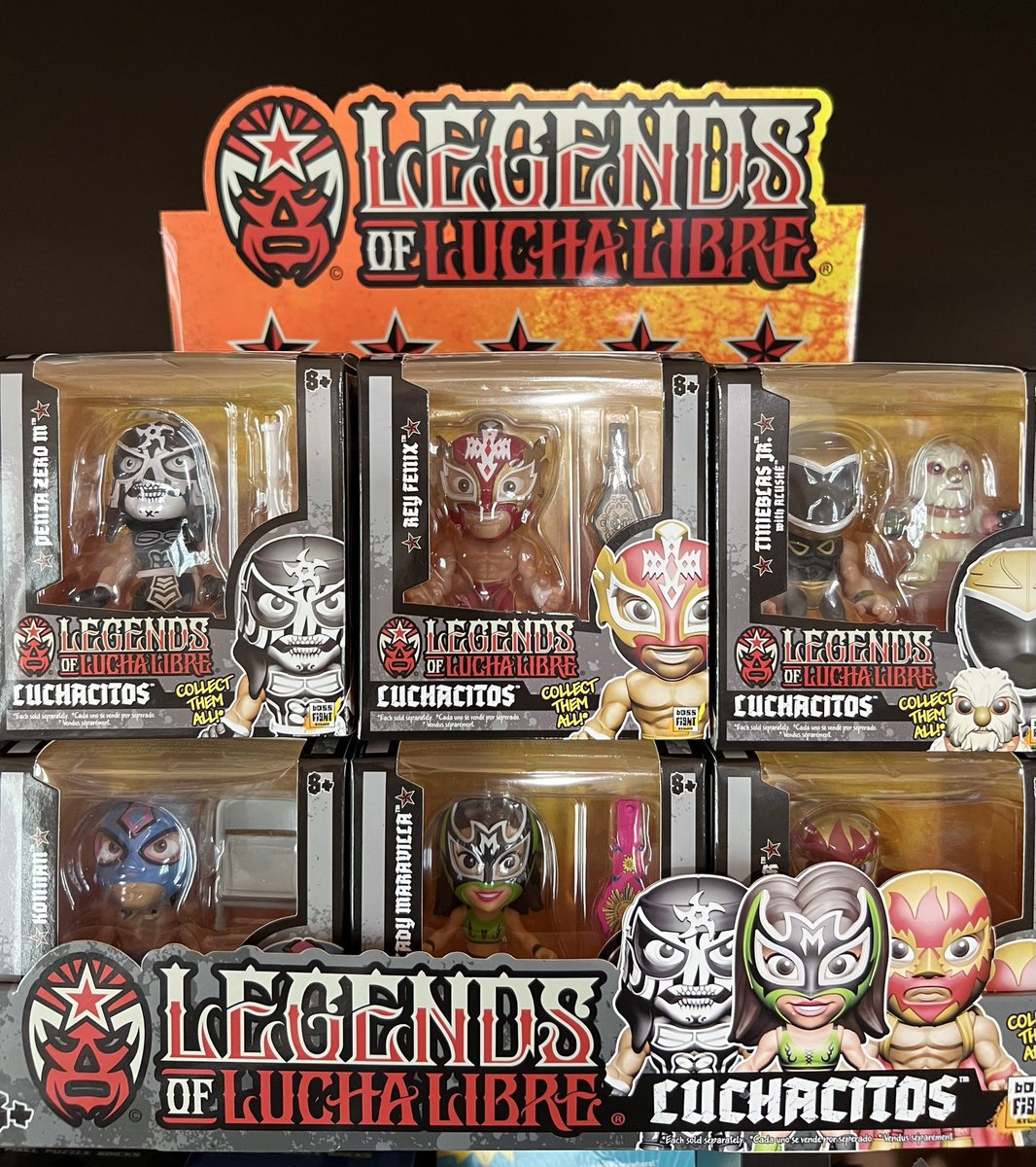 #LegendsOfLuchaLibre 

Official licensed @maskedrepublic's @LegendsOfLucha Luchacitos by @BossFightStudio. 🇺🇸

Shop Now! ➡️ cutt.ly/WKDWZEi 

#LuchaCentral #LuchaLibre #ProWrestling #プロレス 🤼‍♂️  

➡️ LuchaCentral.Com 🌐