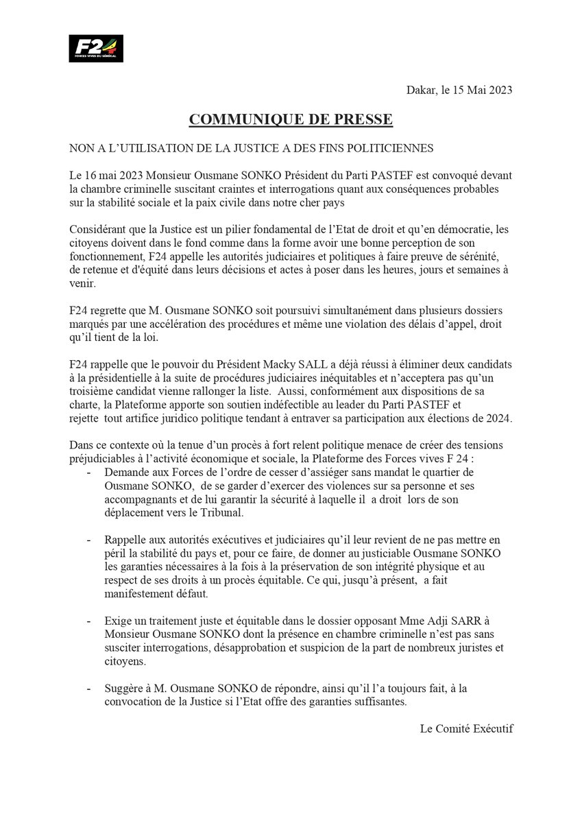 #f24 #justice #paixetsecurite #kebetu