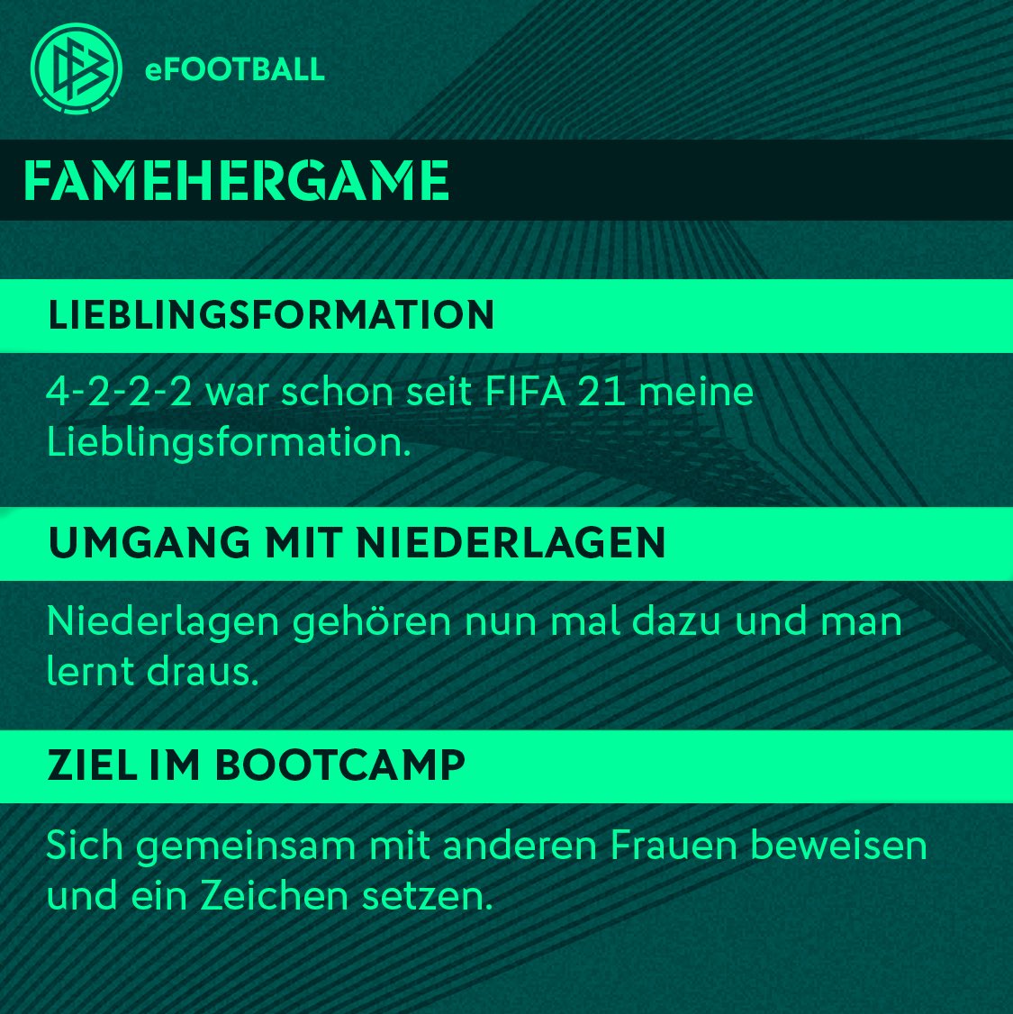Heute im #FAMEHERGAME Spotlight: <a href="/MissPhoeniiix/">Mari 🕊 MissPhoenix</a> 

Erfahrt hier mehr über die eFootballerin ✌️

🔗 dfb-efootball.de/news/niederlag…