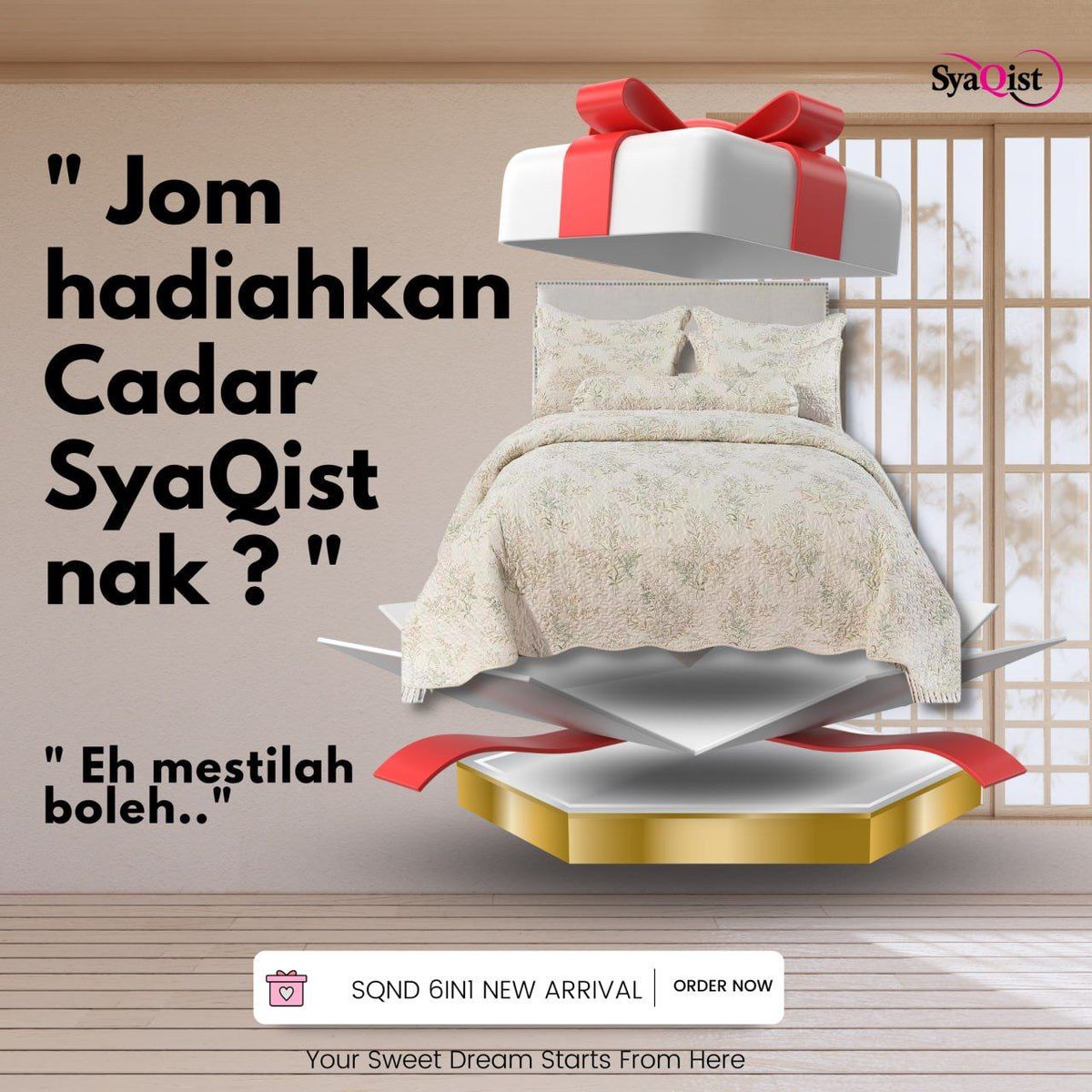 NorhadiahO's tweet image. Guru perlu tidur yang berkualiti untuk hari - hari yang lebih semangat dan ceria! Baru anak murid rasa teruja nak ke sekolah 🥰🥰

Apalah sangat hadiahkan #CadarSyaQist untuk guru tersayang 🌹🫰

Ada tak sahabat facebook saya seorang guru?

#BysCircle 
#TeamSyaQist