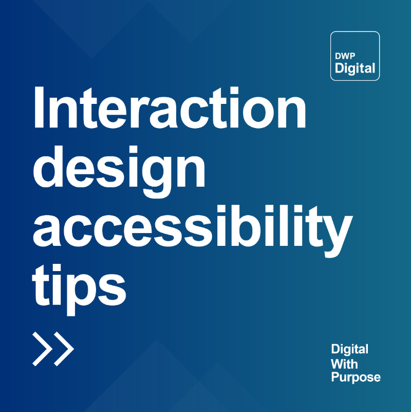 DWPDigital's tweet photo. This Global Accessibility Awareness Day we asked our interaction design team for their #accessibility tips 😎

Why not check out the useful guide on @govuk to find our more about the requirements for public sector bodies?! 

#GAAD #a11y