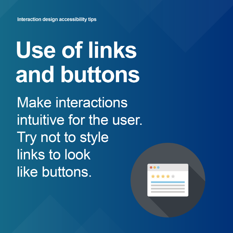 DWPDigital's tweet photo. This Global Accessibility Awareness Day we asked our interaction design team for their #accessibility tips 😎

Why not check out the useful guide on @govuk to find our more about the requirements for public sector bodies?! 

#GAAD #a11y