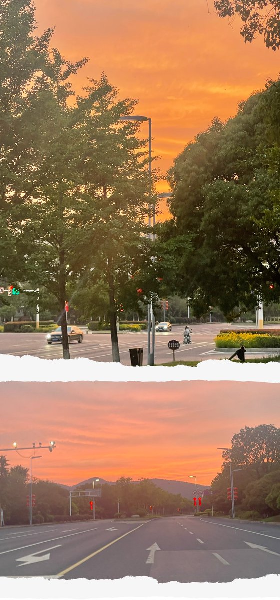 C86183277's tweet photo. 分享一场人间日落🌄 https://t.co/fxqCSodjCl