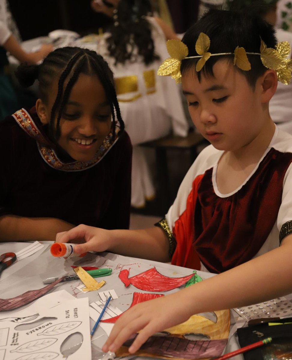 westminster_va's tweet photo. 4th graders celebrated their year-long study of the ancient Greeks! They opened the day with a series of crafts, had a Mediterranean-style feast, and also competed in team Olympic games 🏅
#westminsterschoolva #wsgriffins https://t.co/FohgvcxbPf