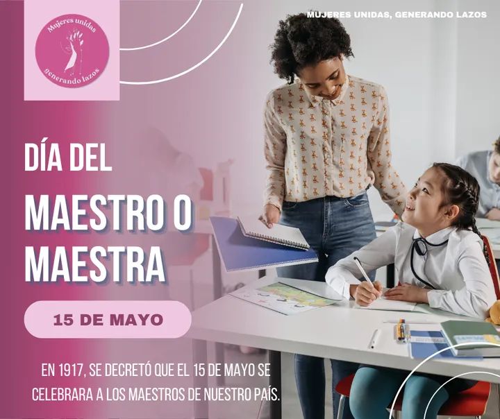 MujeresUnidasGL's tweet photo. #GenerandoLazos
En la asociación nos motiva enseñar y aprender en conjunto, generar lazos de amistad y confianza. Sin duda, “La educación genera confianza. La confianza genera esperanza. La esperanza genera paz.” Confucio.
Una felicitación a todas y a todos los educadores. https://t.co/nEspKjtnYx