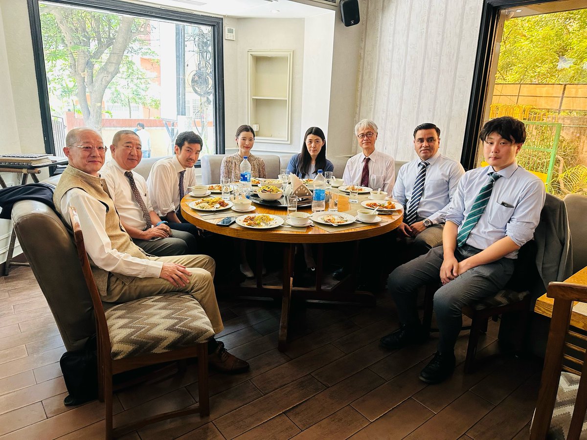 NikhilThinkHR's tweet photo. A big day of wonderful conversations with some truly dynamic personalities. 
#indojapan #meeting #japan #india
#JapaneseBusiness #japanese #nihon #japaneselanguage #japanesecommunity https://t.co/tDRP9dcktO