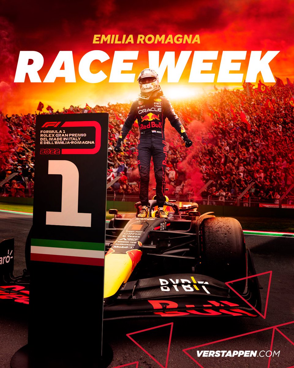 VerstappenCOM's tweet photo. GRANDIOSO! Up for an Italian race week 🍿🇮🇹

Will Max win for the third time in a row at Imola? 🫡 https://t.co/iaH4A5lT5m