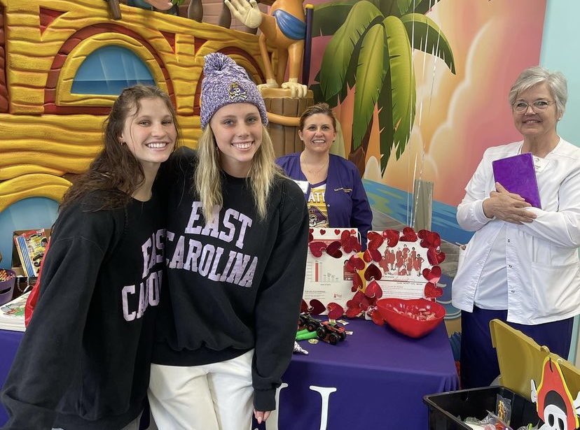 During #AmericanUnityWeek  ECU Student-Athletes got the opportunity to uplift and motivate children at the Give Kids a Smile Event (where children receive free oral care at the dentist). It’s always great to connect with the younger generation and put a smile on some faces!